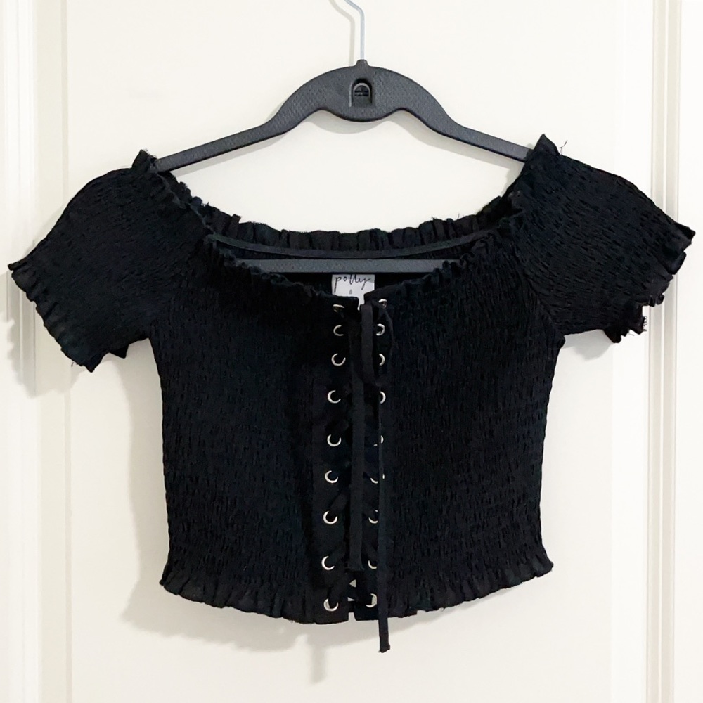 Princess Polly lace up crop top